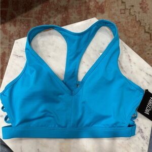 NWT Victoria's Secret Blue Sports Bra (201)